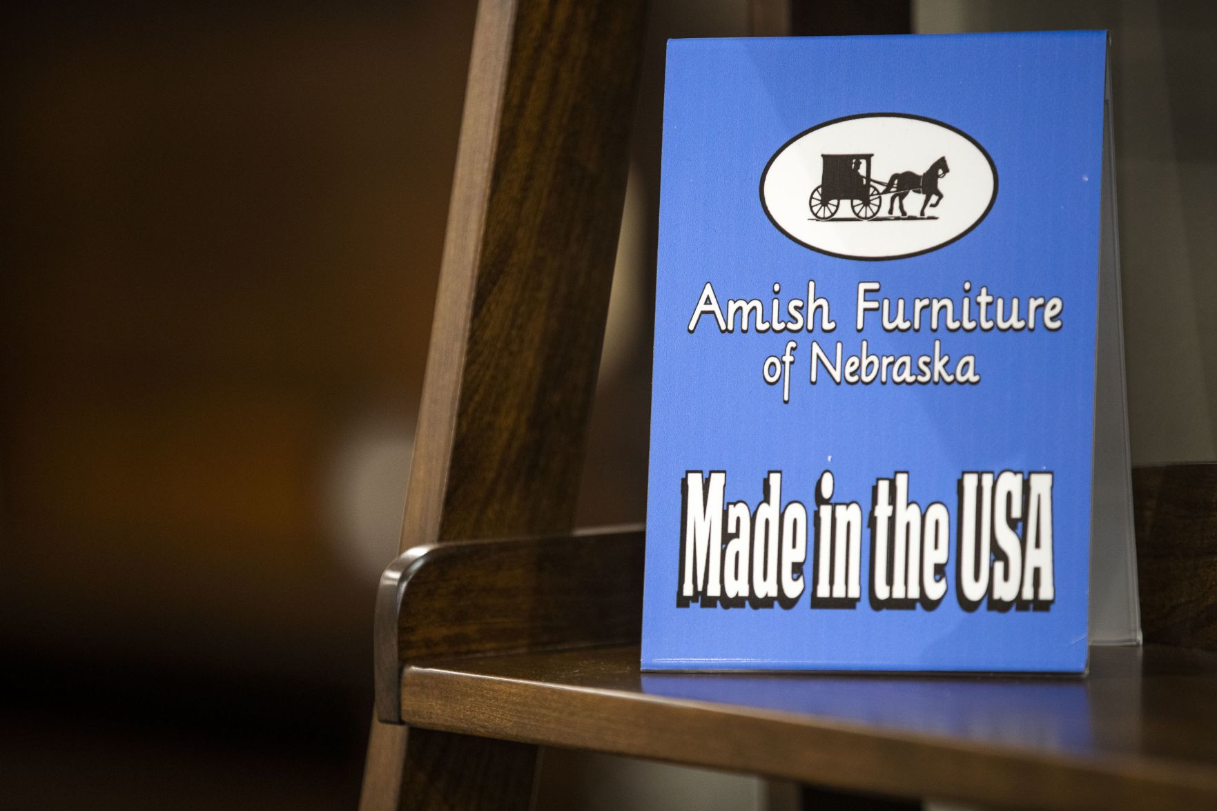 Amish Furniture of Nebraska's new location in Elkhorn has a 14,500 square-foot showroom. "We're about quality," David Triplett said.